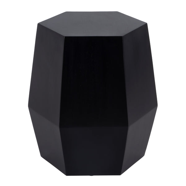 Butler Specialty Gulchatai Hexagon Mango Wood Side Table - Timeless Design For Modern And Rustic Spaces, Sturdy Build Black Mango Wood 5453295-butler