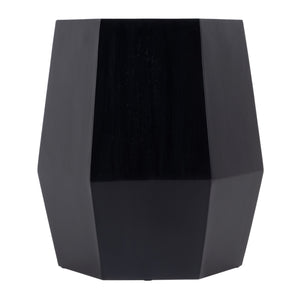 Butler Specialty Gulchatai Hexagon Mango Wood Side Table - Timeless Design For Modern And Rustic Spaces, Sturdy Build Black Mango Wood 5453295-butler
