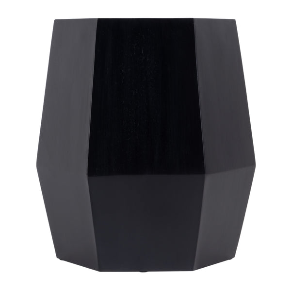 Butler Specialty Gulchatai Hexagon Mango Wood Side Table - Timeless Design For Modern And Rustic Spaces, Sturdy Build Black Mango Wood 5453295-butler