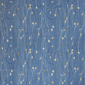 Homeroots 8' X 10' Blue And Beige Floral Power Loom Area Rug  Polypropylene 545339