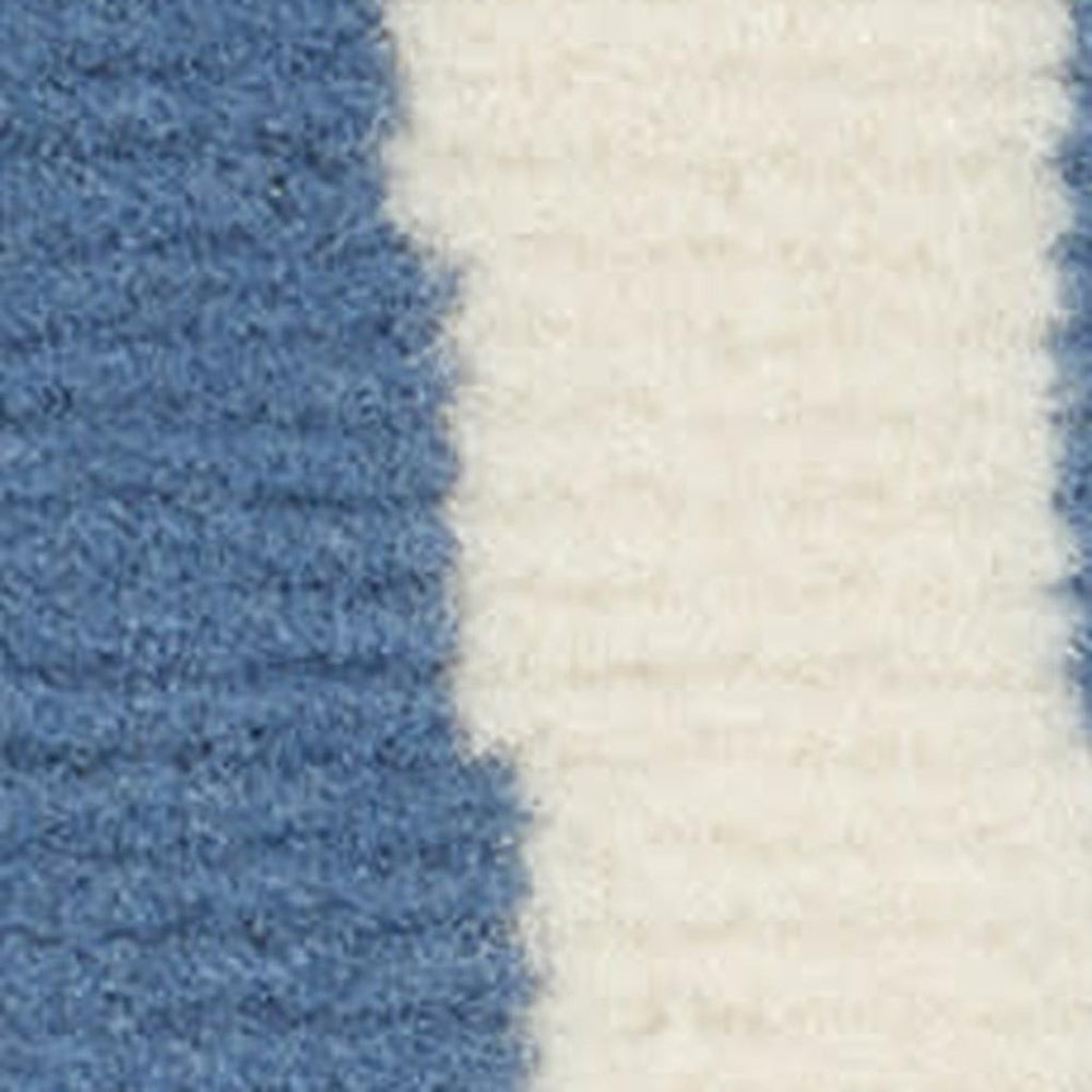 HomeRoots 8' Beige and Blue Geometric Power Loom Area Rug – Stylish, Durable, and Perfect for Any Living Space 8' X 10' 545340