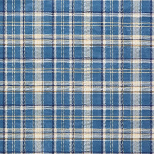 HomeRoots 8' Blue and Beige Plaid Power Loom Area Rug – Timeless Style, Easy Care, and Durable Design for Any Room 8' X 10' 545341