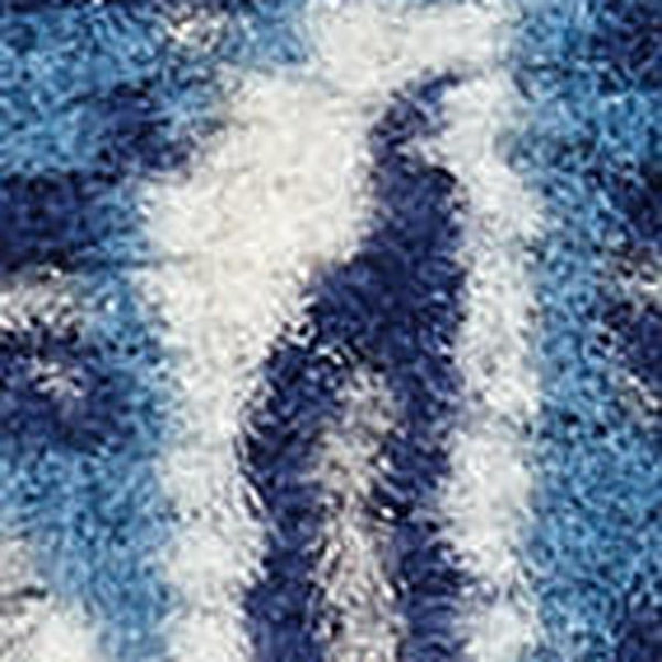 HomeRoots 7' Elegant Blue and Beige Floral Power Loom Area Rug - Classic Design for Timeless Home Style 7' X 10' 545354