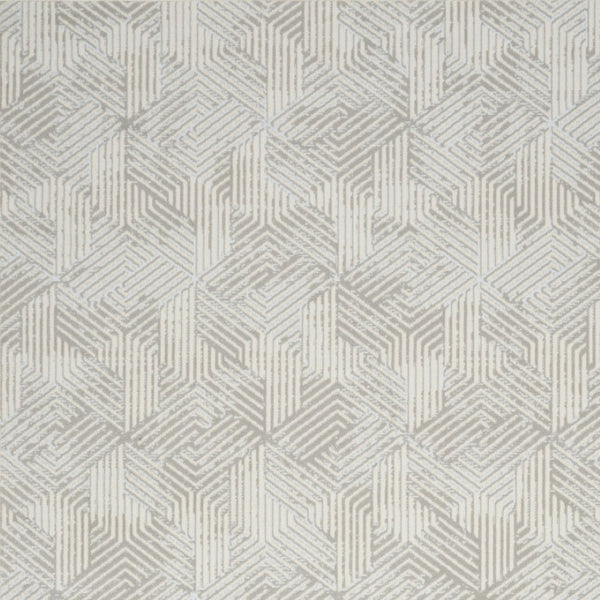 HomeRoots 8' Gray and Ivory Geometric Power Loom Area Rug - Durable Modern Design for Stylish Living Spaces 8' X 10' 545381