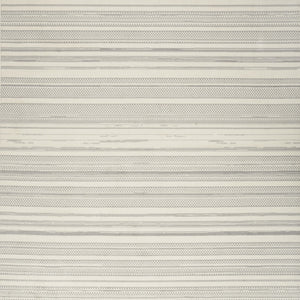 Homeroots 5' X 7' Gray And Ivory Striped Power Loom Distressed Area Rug  Polypropylene 545382