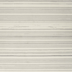 Homeroots 5' X 7' Gray And Ivory Striped Power Loom Distressed Area Rug  Polypropylene 545382