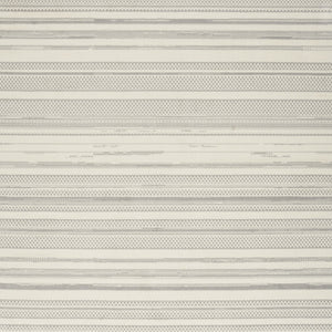 Homeroots 8' X 10' Gray And Ivory Striped Power Loom Area Rug  Polypropylene 545383