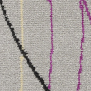 HomeRoots 8' Gray and Pink Floral Power Loom Area Rug – Elegant Design for Timeless Charm in Any Room 8' X 10' 545385