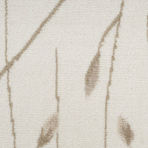 HomeRoots 8' Timeless Beige and Ivory Floral Power Loom Area Rug for Elegant Living Spaces and Easy Care 8' X 10' 545405