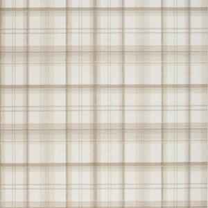 Homeroots 5' X 7' Beige And Ivory Plaid Power Loom Area Rug  Polypropylene 545406