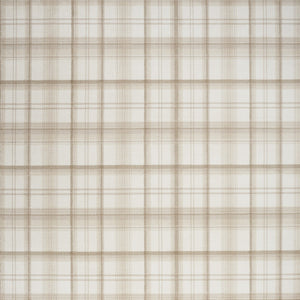 Homeroots 5' X 7' Beige And Ivory Plaid Power Loom Area Rug  Polypropylene 545406