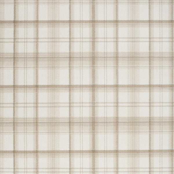 Homeroots 8' X 10' Beige And Ivory Plaid Power Loom Area Rug  Polypropylene 545407