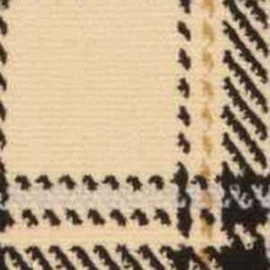 Homeroots 8' X 10' Beige And Black Plaid Power Loom Area Rug  Polypropylene 545409