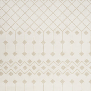 Homeroots 5' X 7' Beige And Ivory Moroccan Power Loom Area Rug  Polypropylene 545417