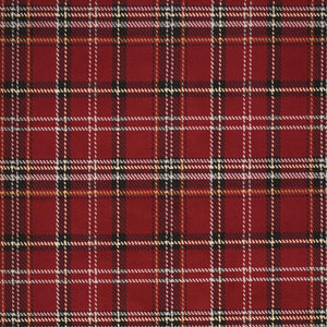 Homeroots 5' X 7' Red And Black Plaid Power Loom Area Rug  Polypropylene 545428