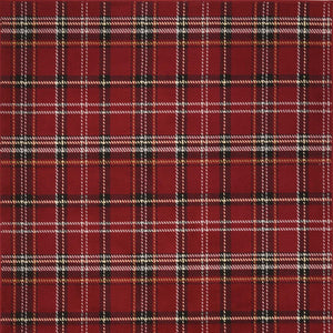 Homeroots 5' X 7' Red And Black Plaid Power Loom Area Rug  Polypropylene 545428