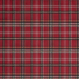 Homeroots 6' X 9' Red And Black Plaid Power Loom Area Rug  Polypropylene 545429