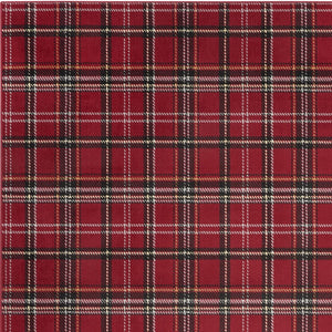 Homeroots 7' X 10' Red And Black Plaid Power Loom Area Rug  Polypropylene 545430