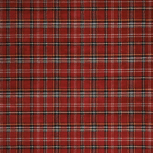 Homeroots 8' X 10' Red And Black Plaid Power Loom Area Rug  Polypropylene 545436