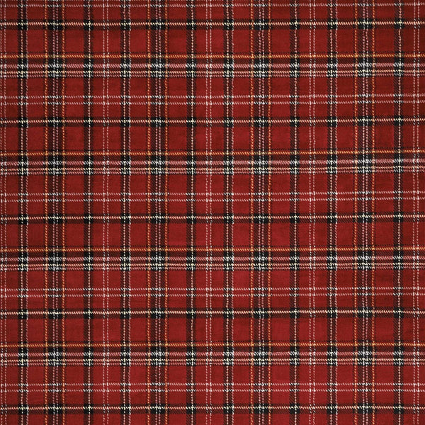 Homeroots 8' X 10' Red And Black Plaid Power Loom Area Rug  Polypropylene 545436