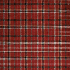 HomeRoots 8' Red and Black Plaid Power Loom Area Rug - Durable, Cozy, and Versatile for Any Room Decor 8' X 10' 545436