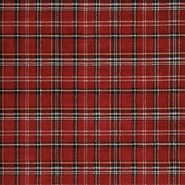 Homeroots 8' X 10' Red And Black Plaid Power Loom Area Rug  Polypropylene 545436