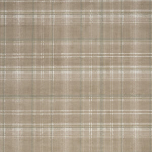 Homeroots 8' X 10' Brown And Ivory Plaid Non Skid Area Rug  Polypropylene 545439