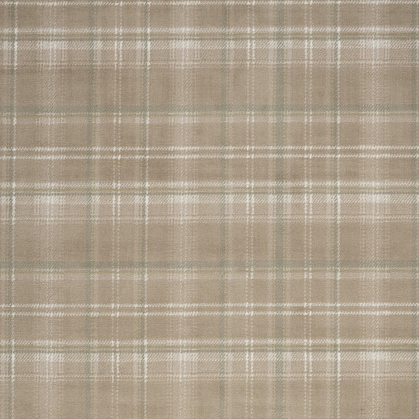 Homeroots 8' X 10' Brown And Ivory Plaid Non Skid Area Rug  Polypropylene 545439
