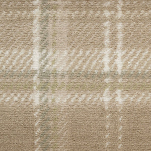 HomeRoots 8' Brown and Ivory Plaid Non-Skid Area Rug – Cozy Cottage Charm for High-Traffic Spaces and Safety 8' X 10' 545439