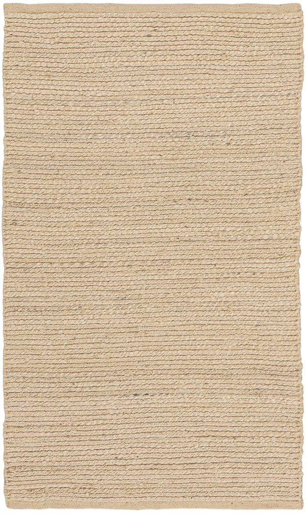 Homeroots 3' X 5' Natural Jute Flatweave Handmade Area Rug  Jute 545441