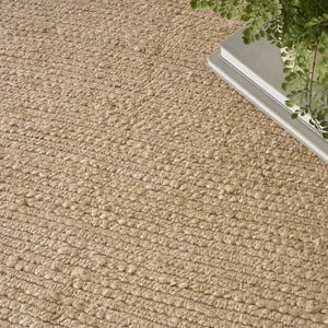 HomeRoots 4' Natural Jute Handmade Flatweave Area Rug - Soft, Durable, and Versatile for Every Room Decor 8' X 10' 545446