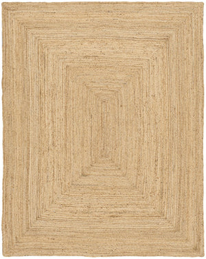 HomeRoots 6x9 Handwoven Natural Jute Flatweave Area Rug Reversible Cottage Living Room 545461