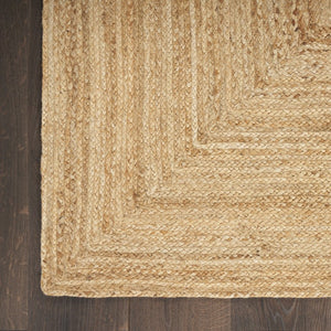 6x9 Handwoven Natural Jute Flatweave Area Rug Reversible Cottage Living Room