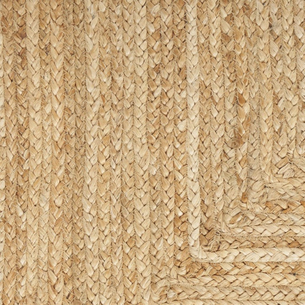 6x9 Handwoven Natural Jute Flatweave Area Rug Reversible Cottage Living Room