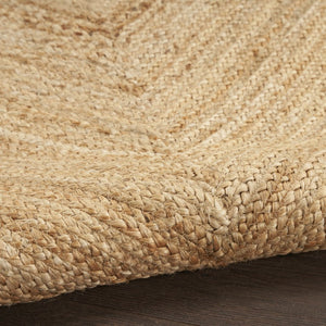 6x9 Handwoven Natural Jute Flatweave Area Rug Reversible Cottage Living Room