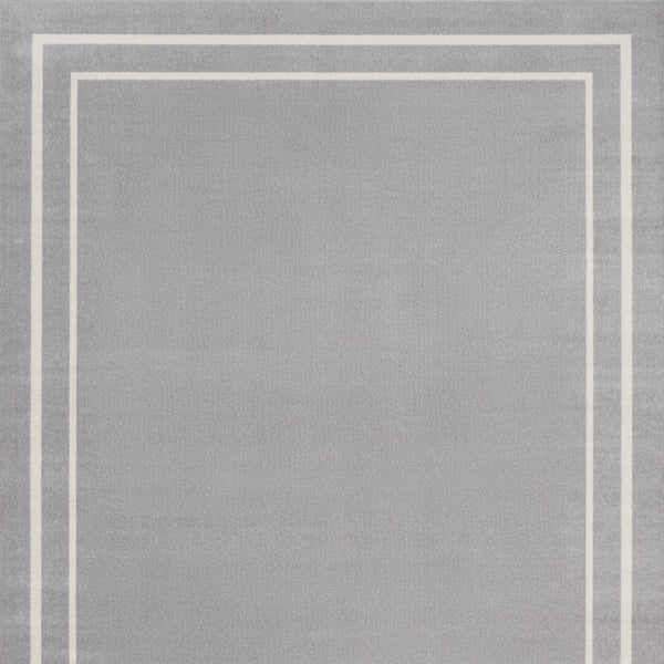HomeRoots 10' Gray and Ivory Indoor Outdoor Area Rug – Durable, Easy Care, Versatile Design for Any Space 545470