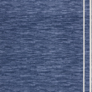 HomeRoots 10' Navy Blue and Ivory Indoor Outdoor Area Rug - Durable, Easy-Care, Stylish for Any Space! 545472