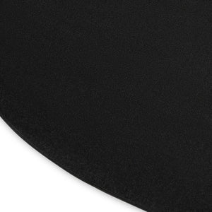 HomeRoots 10' Modern Black and Ivory Round Area Rug - Durable Indoor/Outdoor Design, Easy Care & Stylish Decor 545482