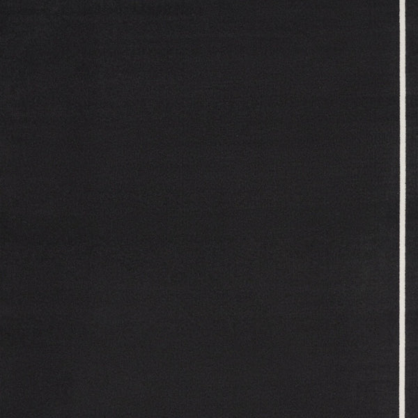 HomeRoots 8' X 10' Black and Ivory Area Rug - Durable Indoor/Outdoor Design for Stylish Spaces & Easy Maintenance 545491