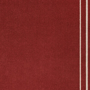 HomeRoots 6' Stylish Brick Red and Ivory Indoor-Outdoor Area Rug - Durable, Weather-Resistant, Easy Care! 545497