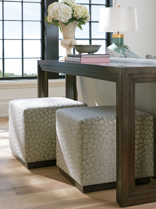 Lexington Barclay Butera Colby Ottoman - Elegant Upholstered Seating By Barclay Butera, Perfect For Stylish Home Decor   5454-45-42