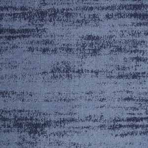 HomeRoots 6' Abstract Indoor Outdoor Area Rug in Denim & Navy Blue - Durable, Easy-Care, Modern Design! 545504