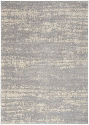 HomeRoots 6' X 9' Gray and Beige Abstract Area Rug - Stylish, Durable Indoor/Outdoor Design for Any Space 545518
