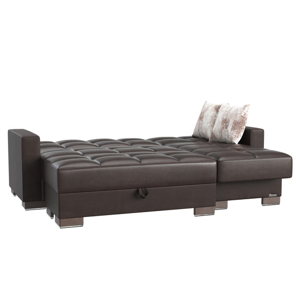 English Elm Primenest Stylish Convertible Chaise Lounge With Storage | Modern Upholstered Sleeper For Comfort B030P303537-GIGA