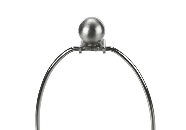 HomeRoots 28" Elegant White & Silver Ceramic Table Lamp with Cream Shade - Smart Control & Modern Design 545796