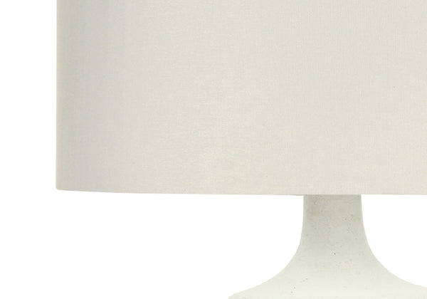 HomeRoots 26" Cream Gourd Table Lamp - Stylish Polyresin Base, Soft Ambient Light & Smart-Enabled Functionality 545798