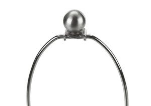 Homeroots 23" Black Ceramic Round Table Lamp With Black Drum Shade   545805