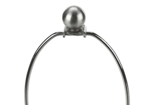 Homeroots 18" Cream Ceramic Round Table Lamp With Cream Drum Shade   545816