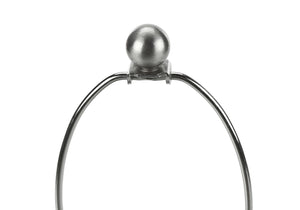 HomeRoots Set of Two 24" Silver Metal USB Table Lamps with Gray Drum Shade - Modern Elegance for Any Space 545825