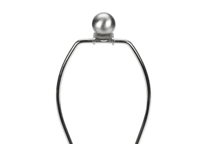 Homeroots 25" Cream Concrete Round Table Lamp With Beige Drum Shade   545852